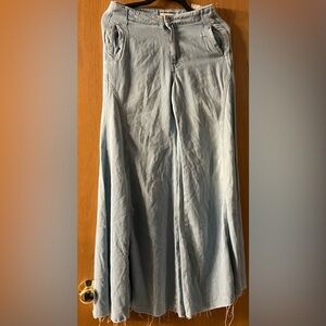 New Free People We the Free Chase the sun high rise wide leg Jeans size 27.